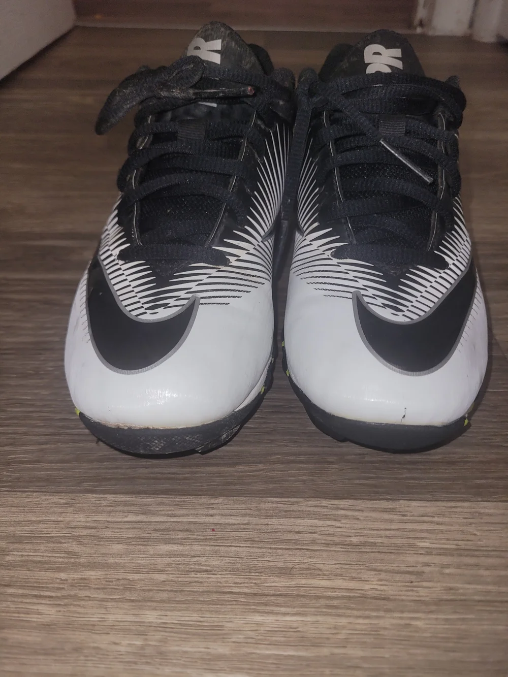 Nike Black & White VPR Soccer Cleats